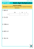 CCSS Fourth Grade Math Worksheet Packs